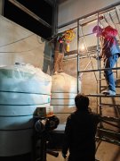 陜西秦帝鮮集食品廠15噸反滲透+恒壓供水